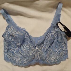 Paramour Periwinkle Blue Lace Bra NWT